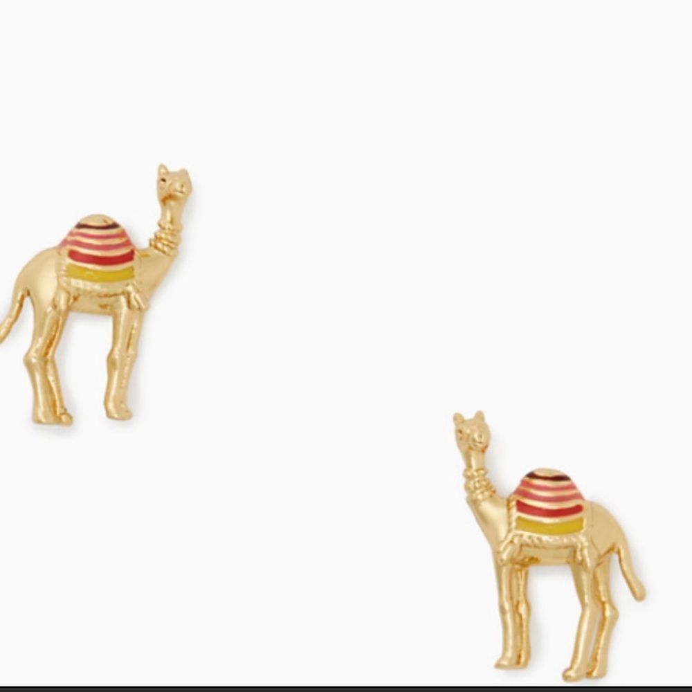 Kate Spade Spice Things Up Camel Earrings - Picture 2 of 7